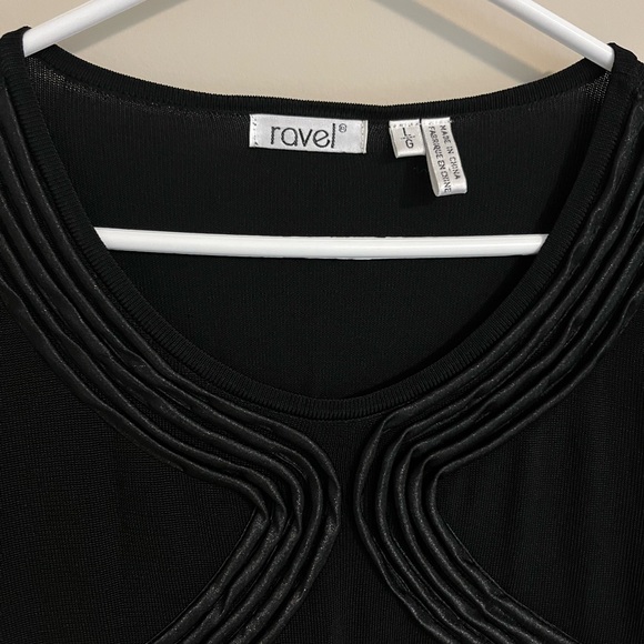 Ravel size large black shirt. - Picture 2 of 2